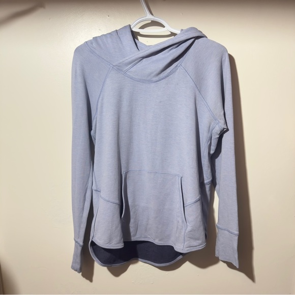 Lululemon Time Out Hoodie Heathered Deep Indigo Women Size 8? - Picture 3 of 11